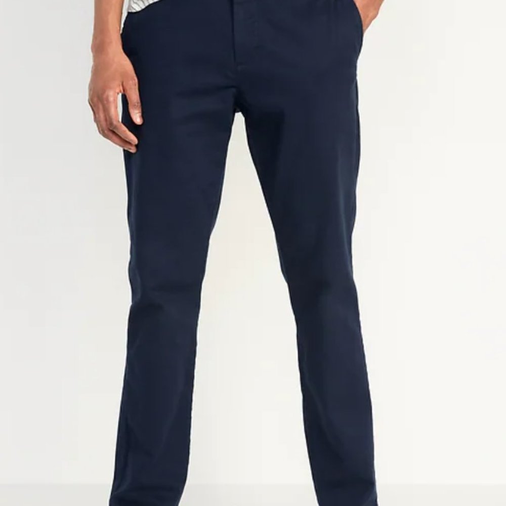 Old Navy Men’s Slim Chino Pants - Navy - 33x30